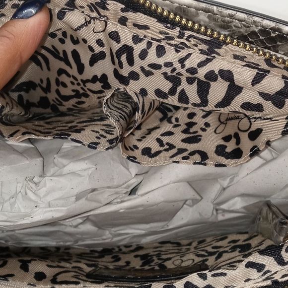 Jessica Simpson Natural Python Sabrina Shoulder Bag NWT - Picture 10 of 14